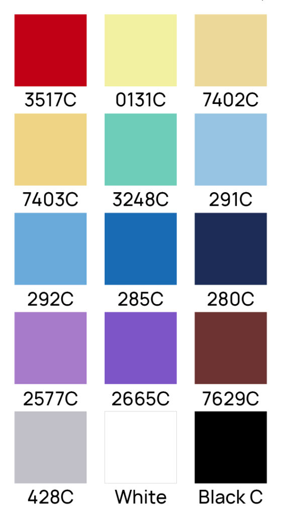 Standard-colorsPANTONE®-559x1024 Standard colors(PANTONE®)